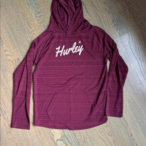 Hurley Burgundy Pullover Hoodie